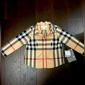 BURBERRY DRESS SHIRT BABY 18 MONTHS
